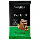 Шоколад молочний CACHET (КАШЕТ) 32 % какао з фундуком 300 г Бельгія (опт3 опт), фото 2