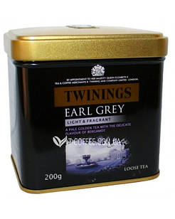 Чай Twinings Earl Grey Light & Fragrant ж/б 200 г Англія