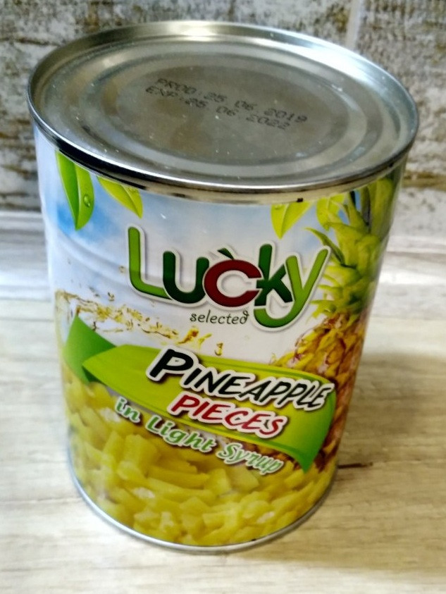 Ананас шматочками в сиропі Lucky selected 425 г Тайланд