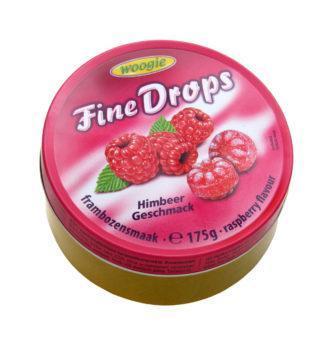 Льодяники (цукерки) Woogie Fine Drops (дрібні краплі) з малиновим смаком 175 г Австрія