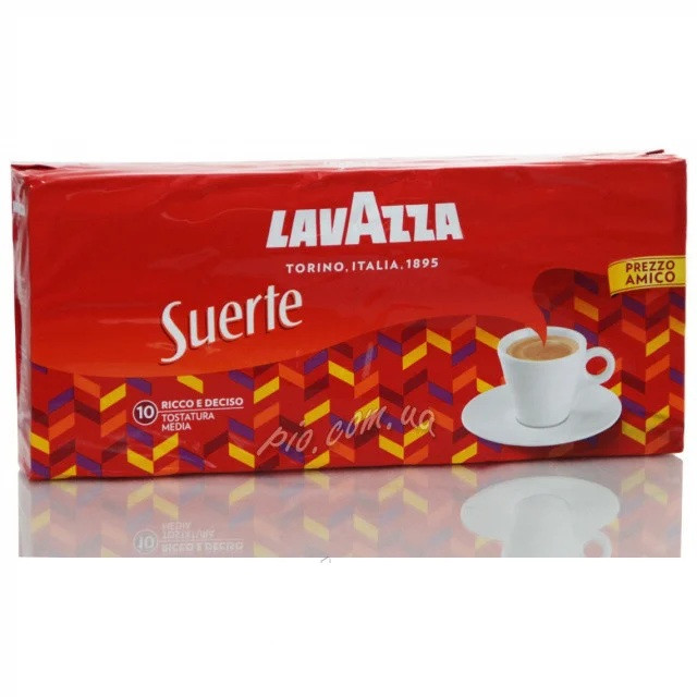 Кава мелена Lavazza Suerte 250 г Італія