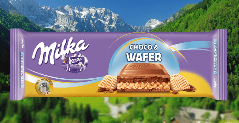 Шоколад Milka mmMAX Choco Wafer Молочний Шоколад Вафлі. Швейцарія 300г