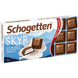 Шоколад молочний Schogetten Skyr з кремовою начинкою 100 г Німеччина