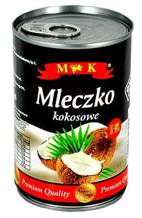 Кокосове молоко M&K 400 мл Польща (12 шт/1 ящик)