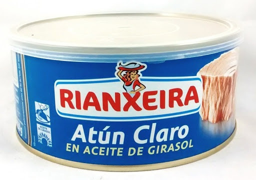 Тунец в подсолнечном масле Rianxeira Atun Claro En Aceite De Girasol 80 г Испания - фото 1 - id-p1389276214