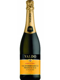 Шампанське (вино) біле Просекко Валдо Валдобьяддене Valdobbiadene Prosecco Valdo 750 мл Італія