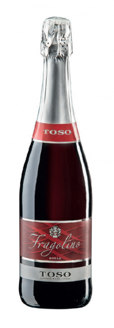 Шампанське (вино) Фраголіно Россо Тосо Fragolino Rosso Toso 0.75 л Італія