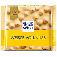 Шоколад Белый Ritter Sport с цельным фундуком и кранчами White Whole Hazelnut with Crunchy 100 г Германия