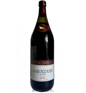 Вино ігристе червоне Ламбруско Россо Амабайл Lambrusco Rosso Amabile La Colombara 1.5 л Італія