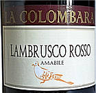 Вино ігристе червоне Lambrusco Rosso Amabile La Colombara 1.5 л Італія, фото 3