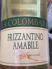 Вино ігристе біле Фриззантино Амабайл Коломбара Frizzantino Amabile La Colombara 1.5 л Італія, фото 2