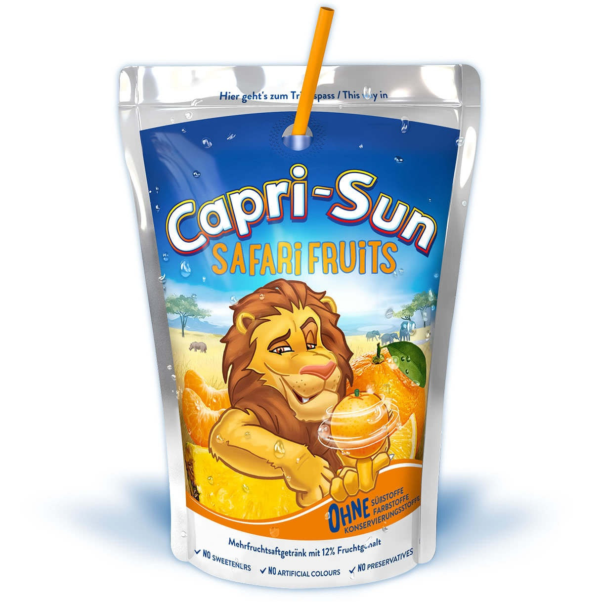 Сік дитячий Капризон Capri-Sun Safari Fruits 200 мл Німеччина, фото 1
