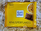 Шоколад Молочний Ritter Sport Knusperflakes з Кукурудзяними Пластівцями 100 г Німеччина, фото 2