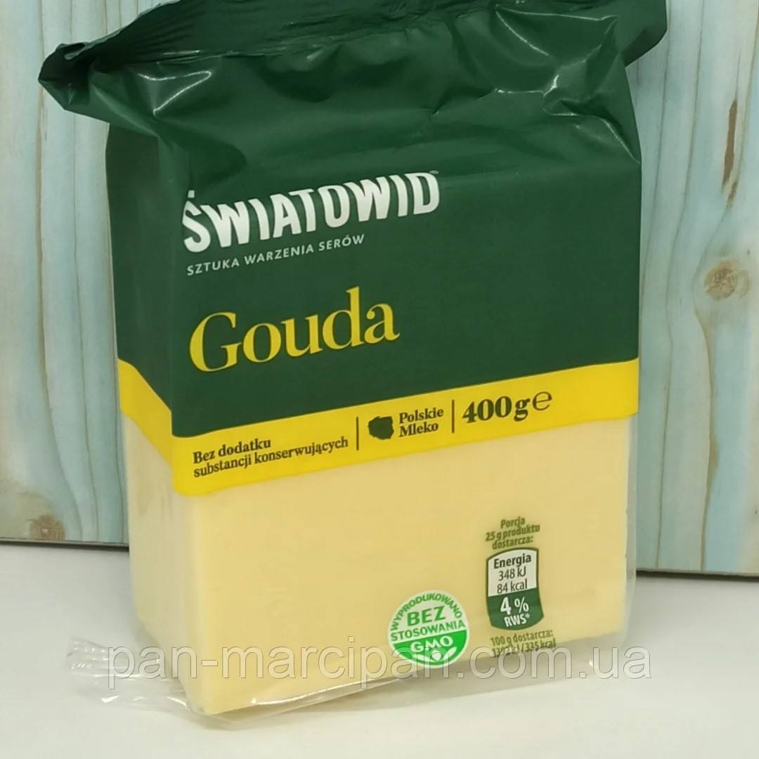 Сыр твердый Swiatowid Gouda 400 г Польша - фото 3 - id-p1389287984