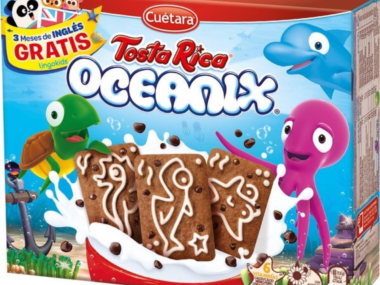 Печиво бісквітне з какао Cuetara Tosta Rica Oceanix 480 г Іспанія, фото 1