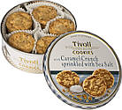 Печиво з Карамельними Кранчами і Морською Сіллю Tivoli Caramel Crunch & Sea Salt в ж/б 150 г Данія, фото 3