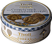 Печенье с Карамельными Кранчами и Морской Солью Tivoli Caramel Crunch & Sea Salt в ж/б 150 г Дания