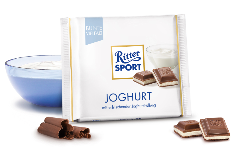 Шоколад Ritter Sport Joghurt Йогурт 100 гр. Німеччина
