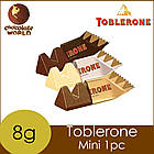 Шоколад білий Toblerone Mini Tiny з медом і мигдальною нугою 8 м Швейцарія, фото 6