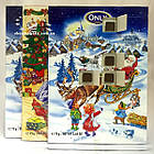 Адвент-календар шоколадний Оллі Новорічний Only двох видів 30*50 г Австрія (60 шт./2 ящ), фото 4