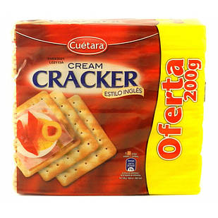 Печиво галетне кремове Cuetara Cream Cracker 600 г Іспанія