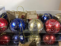 Новогодние конфеты Baron Excellent шары на елку Золотые 30 г Польша