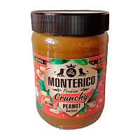 Паста Арахисовая без глютена Monterico Crunchy Peanut Butter 500 г Испания (опт 3 шт)