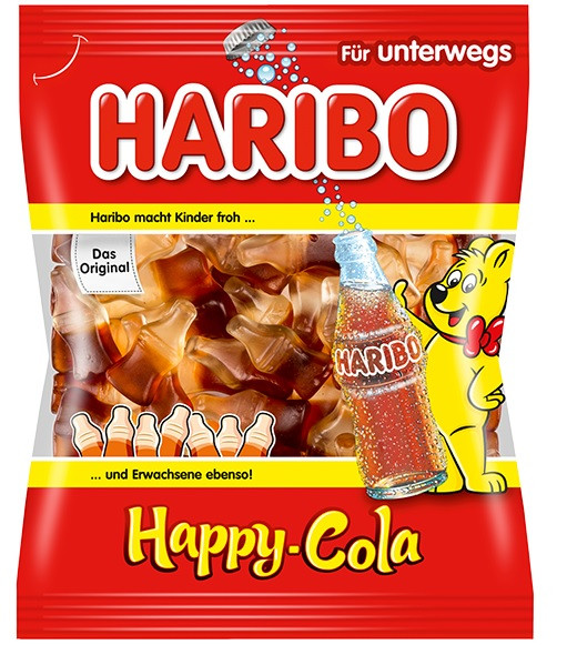 Желейні цукерки Haribo Happy-Cola 175 г Німеччина
