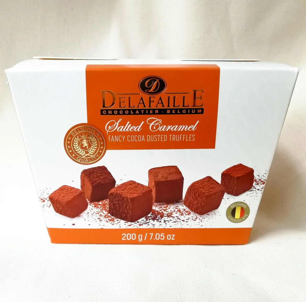 Цукерки трюфелі Delafaille Salted Caramel Солона Карамель 200 г Бельгія
