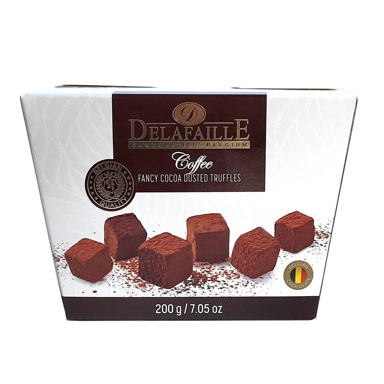 Цукерки трюфелі Delafaille Coffee Кави 200 г Бельгія