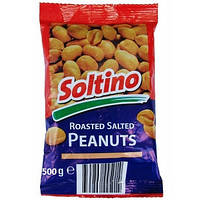 Арахис Жареный Соленый Soltino Peanuts Roasted Salted 500 г Чехия (опт 5 шт)