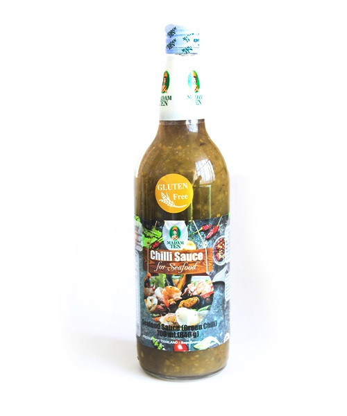 Соус чилі для морепродуктів зелений Madam Ten for Seafoods БЕЗ ГЛЮТЕНУ 700 мл Тайланд (опт 3 шт)