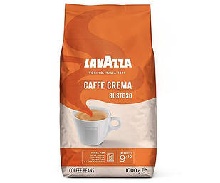 Кава в зернах Lavazza Caffe Crema Gustoso 1 кг Італія