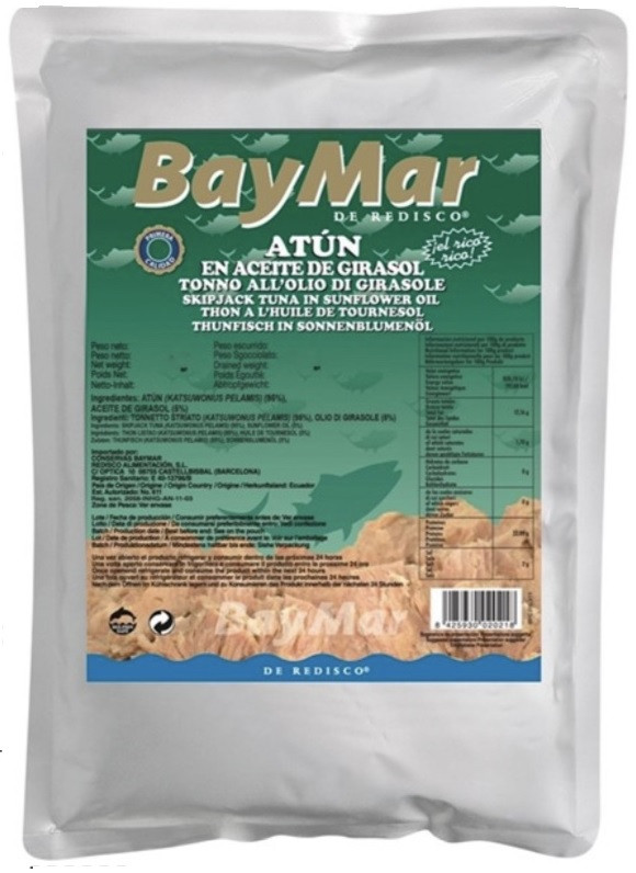 Тунець в соняшниковій олії кусковий BayMar Atun en aceite de girasol 500 г Іспанія, фото 1