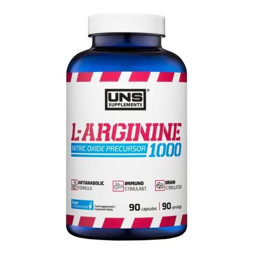 Амінокислоти UNS L-Arginine 1000 90 капс (109216) Фірмовий товар!