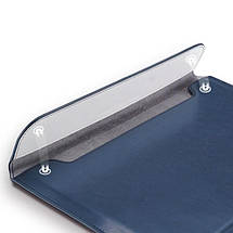 Папка-конверт для MacBook Leather standing pouch 13.3" dark blue, фото 3