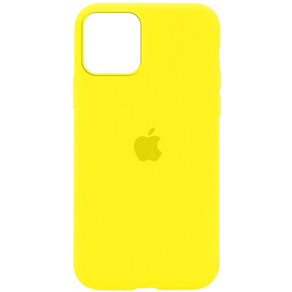 Чохол накладка xCase для iPhone 12 Pro Max Silicone Case Full лимонний