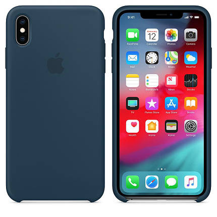 Чехол Silicone Case OEM for Apple iPhone X/XS Pacific Green, фото 1