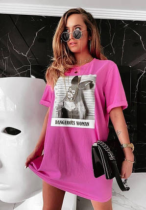 Літнє плаття футболка вільне Dangerous Woman, фото 2