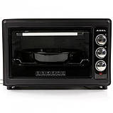 Електродуховка (електрична піч) (33L) чорна, фото 2