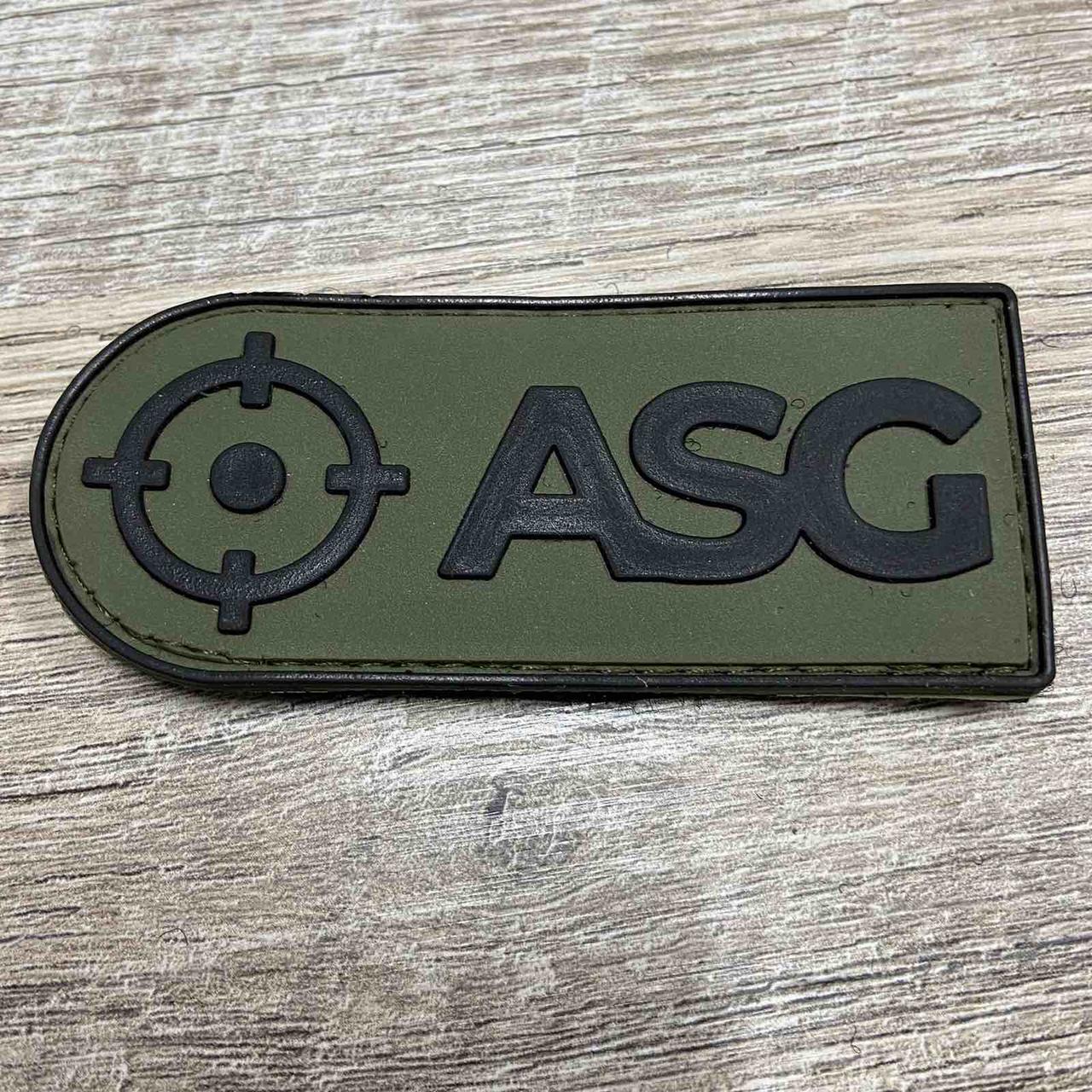 Нашивка PVC 3D - ASG - OLIVE