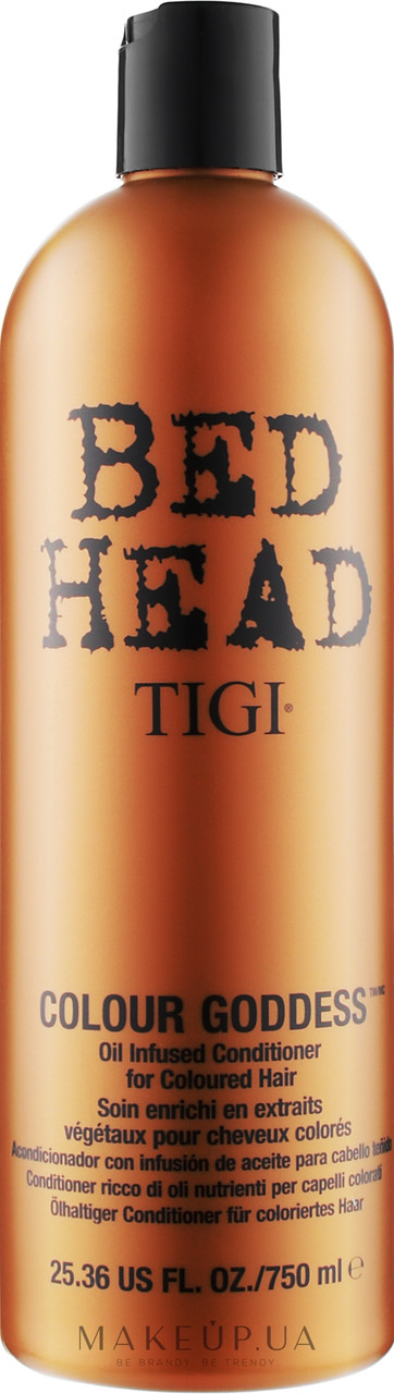 Кондиціонер підсилює колір фарбованого волосся TIGI Bed Head Colour Goddess Oil Пройняті Conditioner, 750 мл
