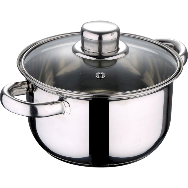 Каструля зі скляною кришкою Wellberg WB-1214 4 л 22 см