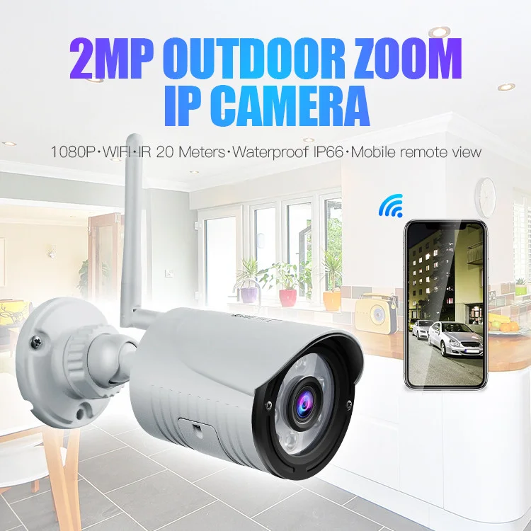 Уличная WI-FI IP камера видеонаблюдения Wanscam K22 металл блок питания 2 Mp Full HD - фото 5 - id-p1389351598