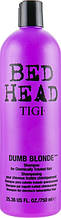 Шампунь для знебарвленого і пошкоджених волосся Tigi Bed Head Dumb Blonde Shampoo, 750 мл