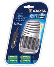 Зарядний пристрій VARTA 57075-201-441 (вмик. 4 x AA 2500 mAh + 12V Адаптер) 57075