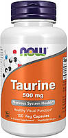 Now Foods Taurine 500mg 100 капсул