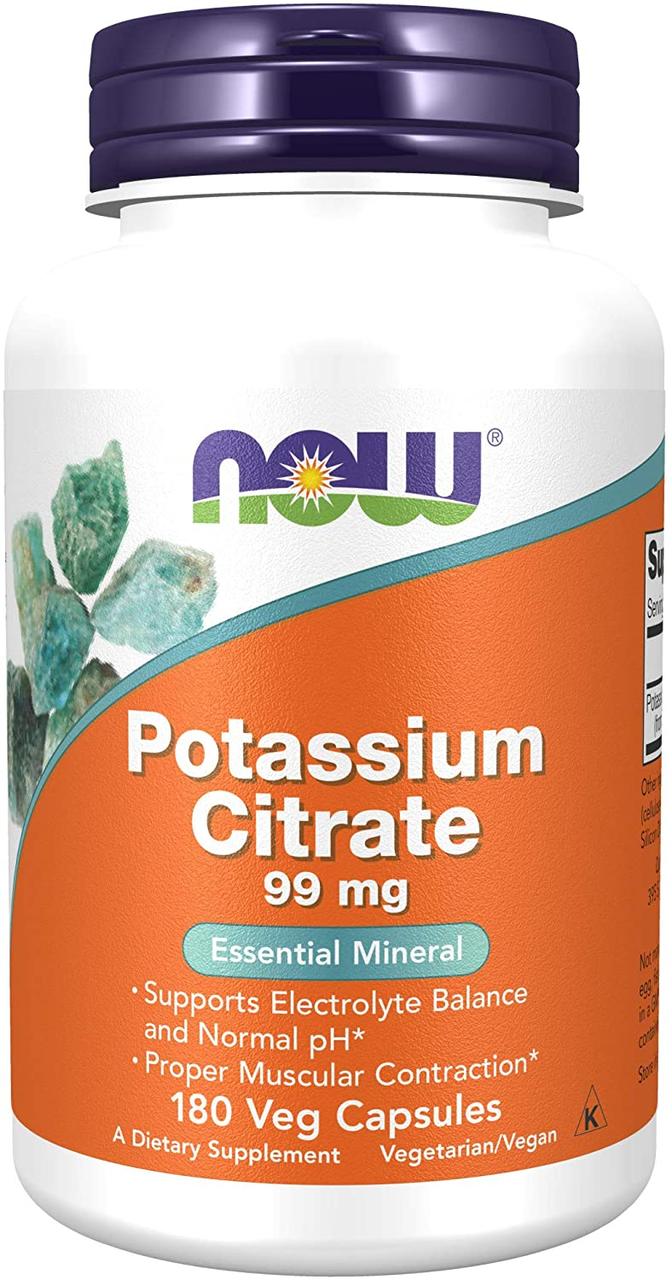 Now Foods Potassium Citrate 99mg 180 капсул