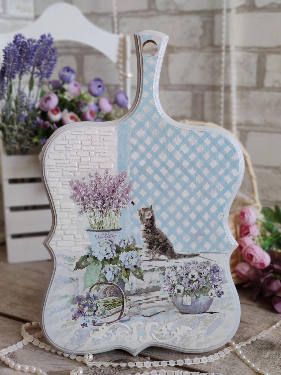 Дошка кухонна із дерева, для декору, Н - 38 см, 280 грн, великодній декор, фото 1