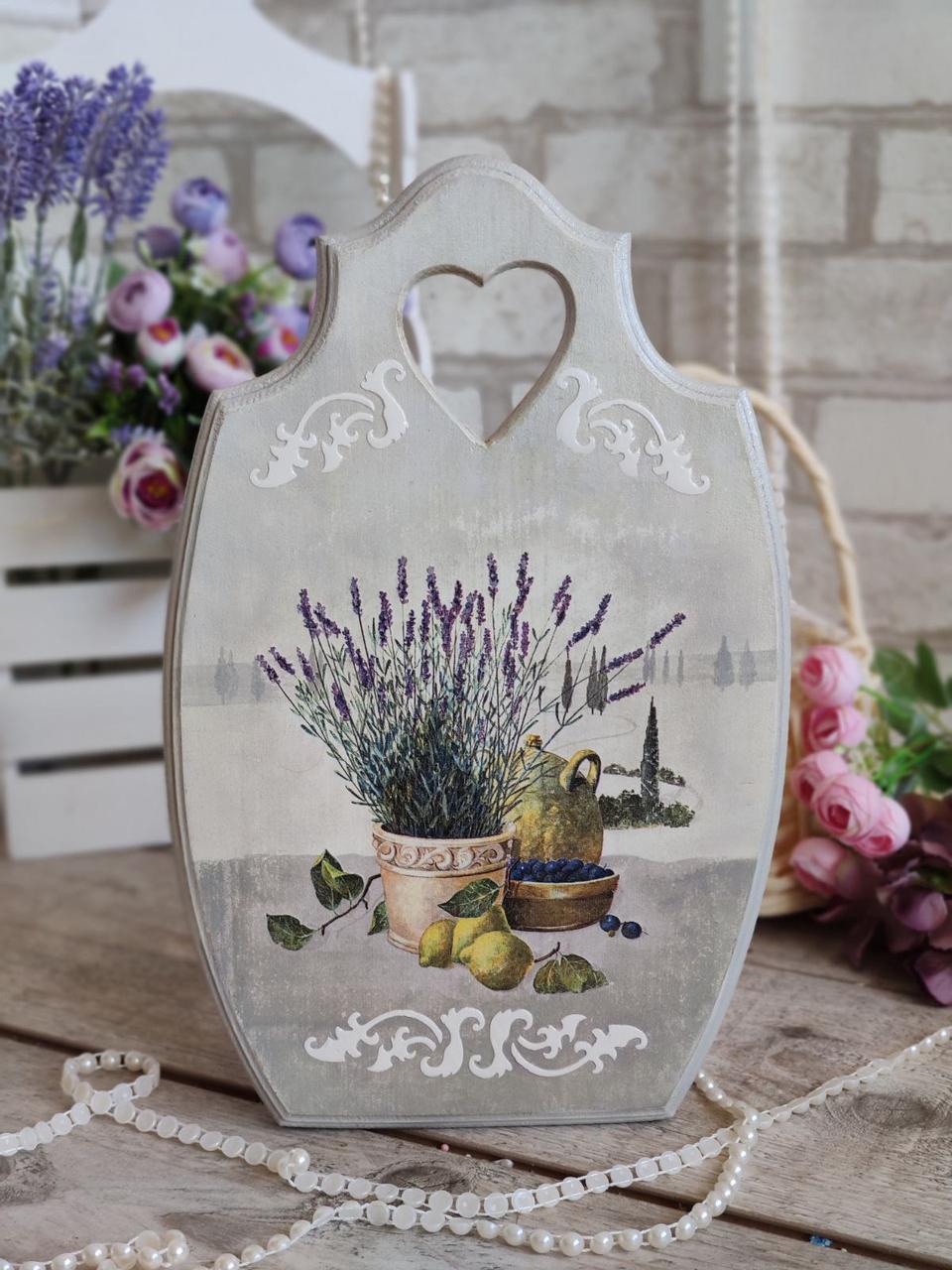 Дошка кухонна із дерева,  для декору, Н - 33 см, великодній декор, фото 1